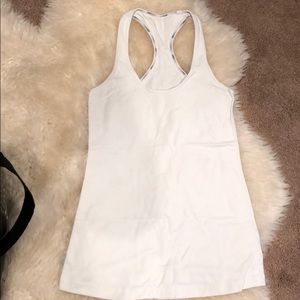 White lululemon luon racerback tank top 6